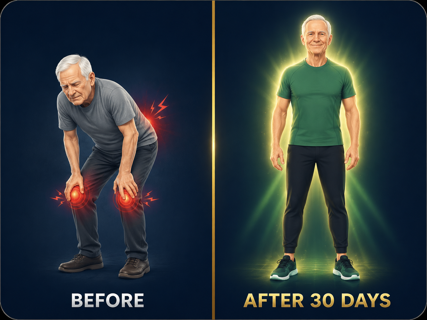 Day 1 versus Day 30 — reboot your body transformation